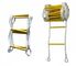 de Ladder van de polyesterisolatie, hangende Vluchttouwladder Met hoge weerstand voor het beklimmen leverancier
