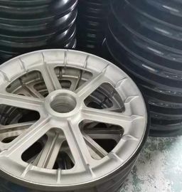 De grote Diameter rijdt van de het Bloktransmissie van de Kabelkatrol Schoven van het de Leider de Drievoudige Aluminium leverancier