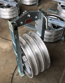 De grote Diameter rijdt van de het Bloktransmissie van de Kabelkatrol Schoven van het de Leider de Drievoudige Aluminium leverancier